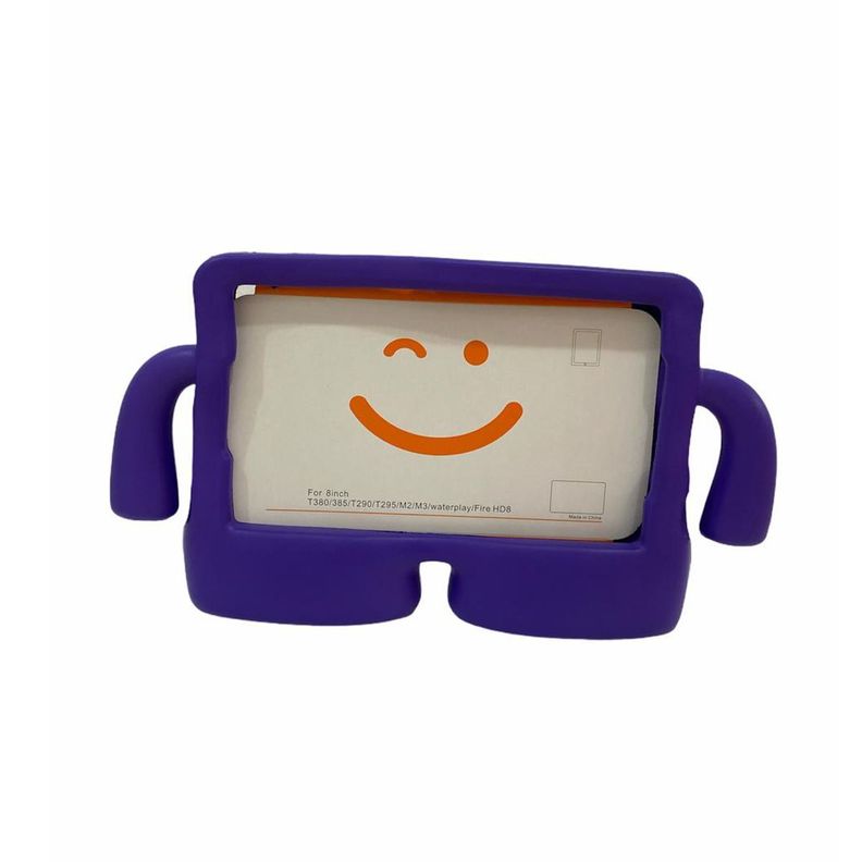 Funda Para Tablet Samsung Tab A8 T290 / T295 Goma Lila-0