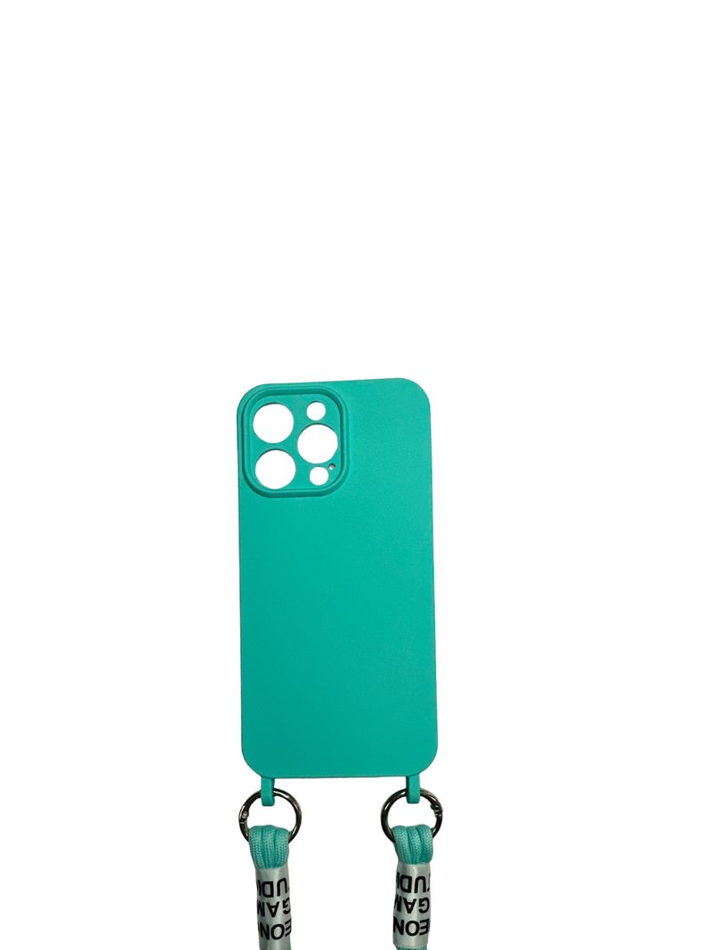 Carcasa Para iPhone 14 Pro Max Colgantes Turquesa-1
