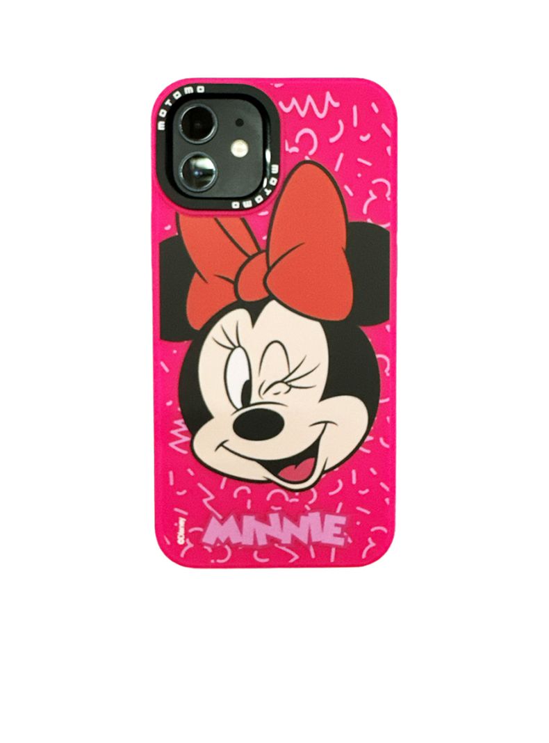 Carcasa Para Samsung S23 Ultra Minnie Disney Fucsia Sof-3