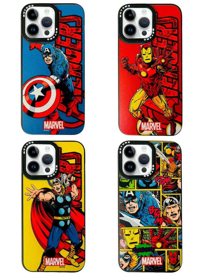 Carcasa Para iPhone 14 Pro Max Marvel Los Vengadores-1