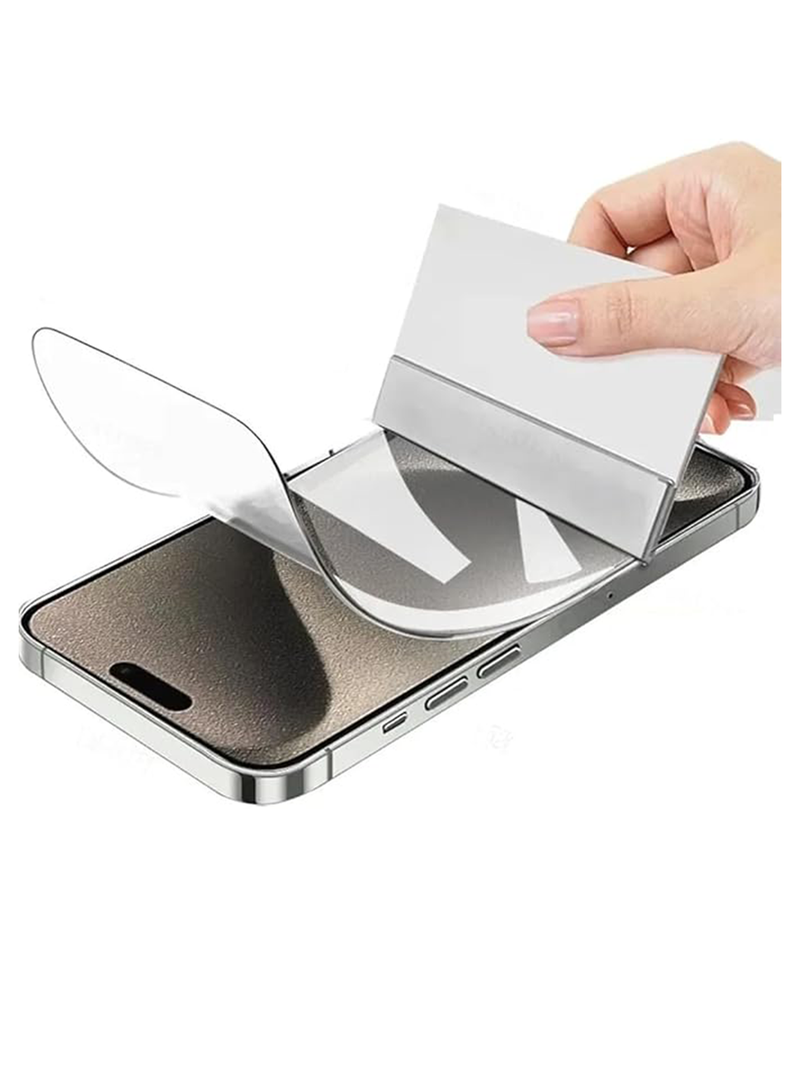 Lamina Hidrogel Clear Para iPhone 16 Plus-1