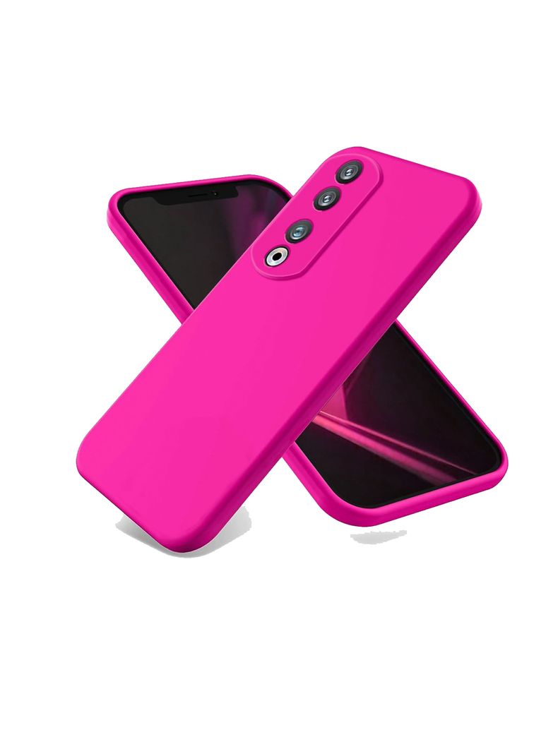 Carcasa Para Honor 90 Goma Fucsia-0