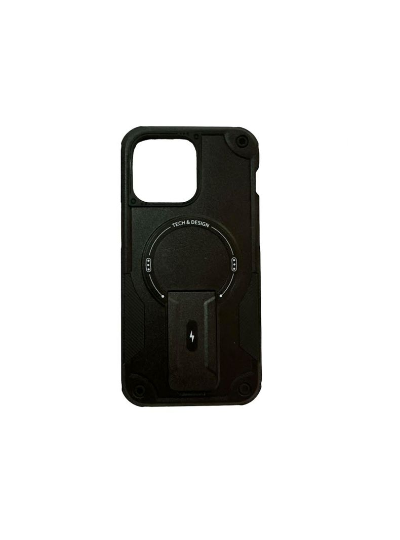 Carcasa Tipo Armor Magsafe Para iPhone 15 Pro Max Negro-0