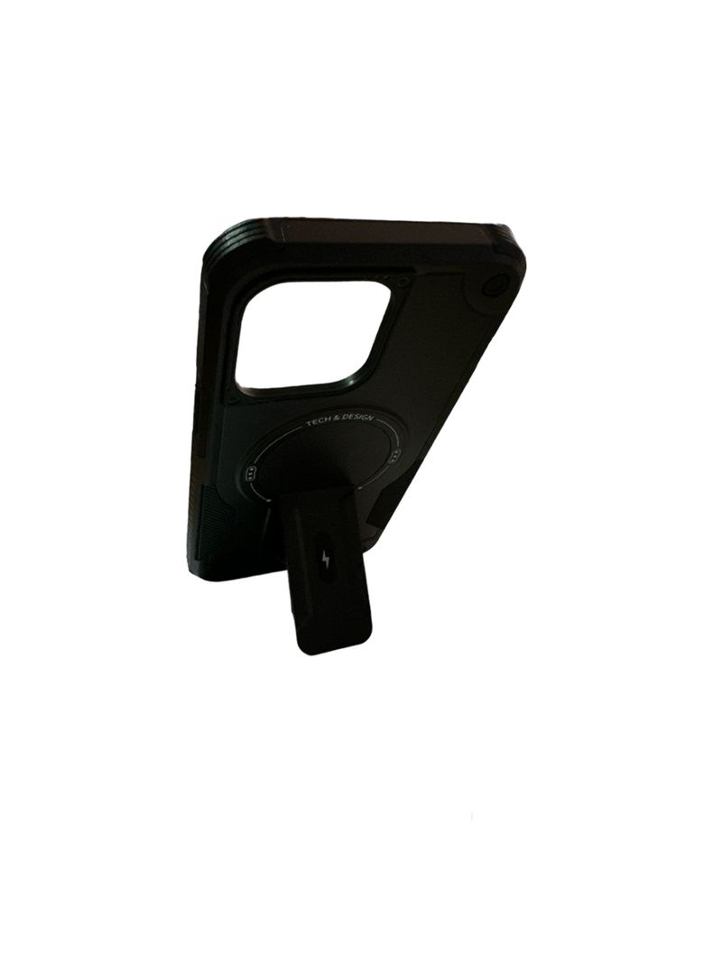 Carcasa Tipo Armor Magsafe Para iPhone 15 Pro Max Negro-1