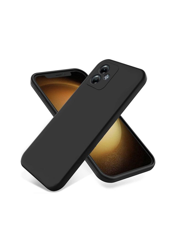 Carcasa Para Motorola G54 Goma Negro-0