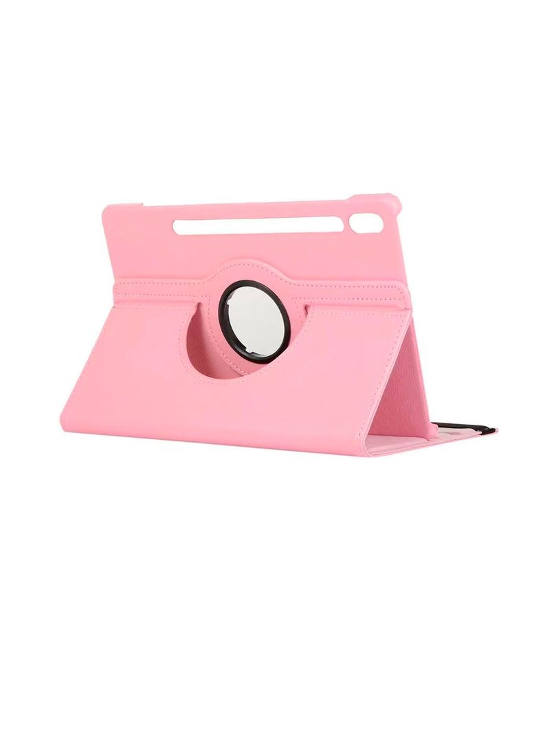 Funda Giratoria Para Samsung S9 Fe + Plus 12.4 Rosado-1