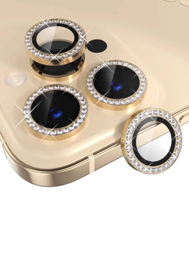 Lamina Protectora De Cámara Brillo Para iPhone 17 Pro Dorado