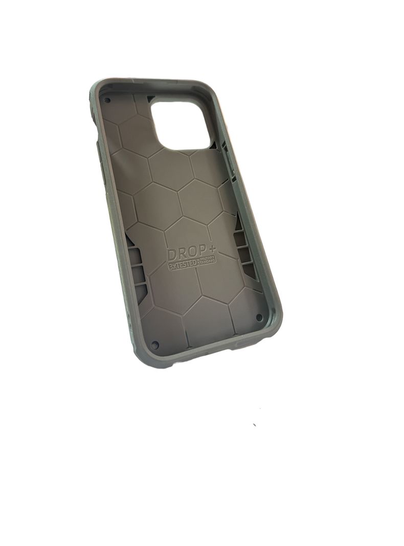 Carcasa Tipo Armor Magsafe Para iPhone 13 14 Gris-2