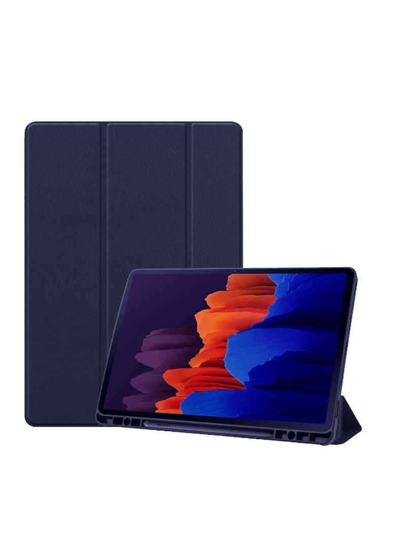 Funda Smart Cover Para Tab Samsung S9 Fe + Plus Azul-0