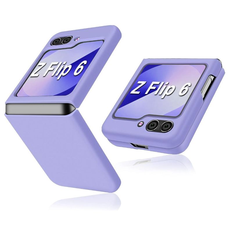 Carcasa Para Samsung Z Flip  6 Goma Lila-0