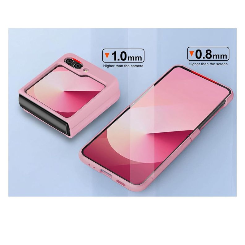 Carcasa Para Samsung Z Flip  6 Goma Lila-1