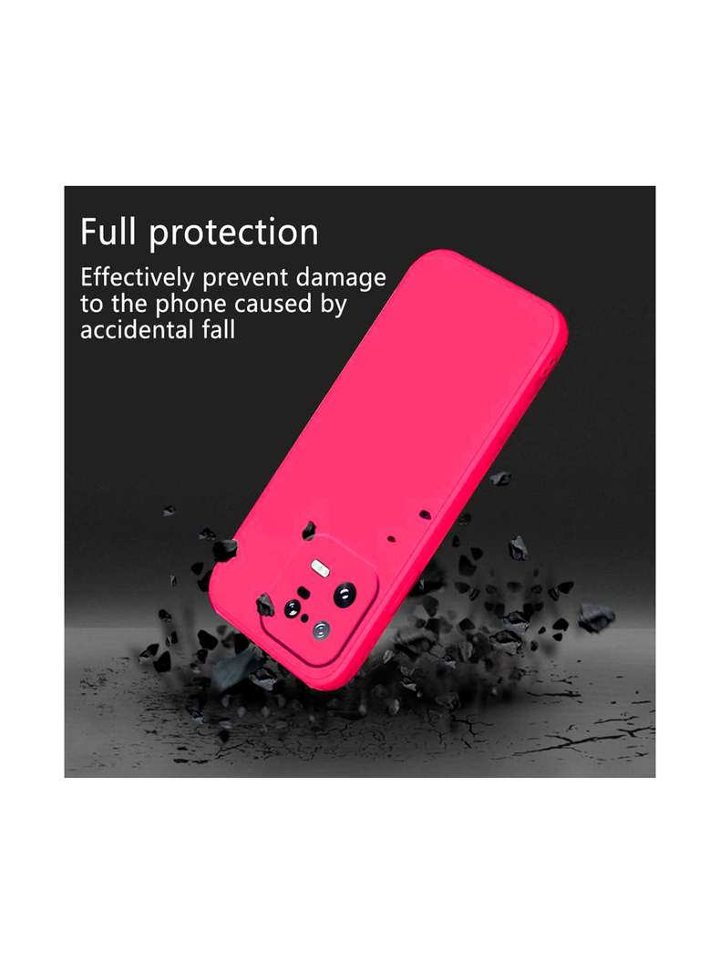 Carcasa Funda Para Xiaomi 13 Pro Goma Fucsia-2