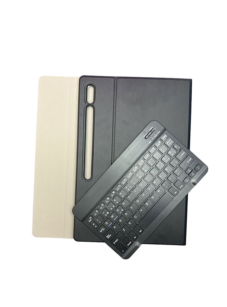 Funda Con Teclado Con Ñ Para Samsung Galaxy Tab S8 Ultra Bk-0