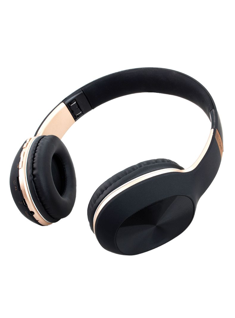 Audifono Inalambrico Bluetooth Y Cable Auxiliar Sound Gold-1