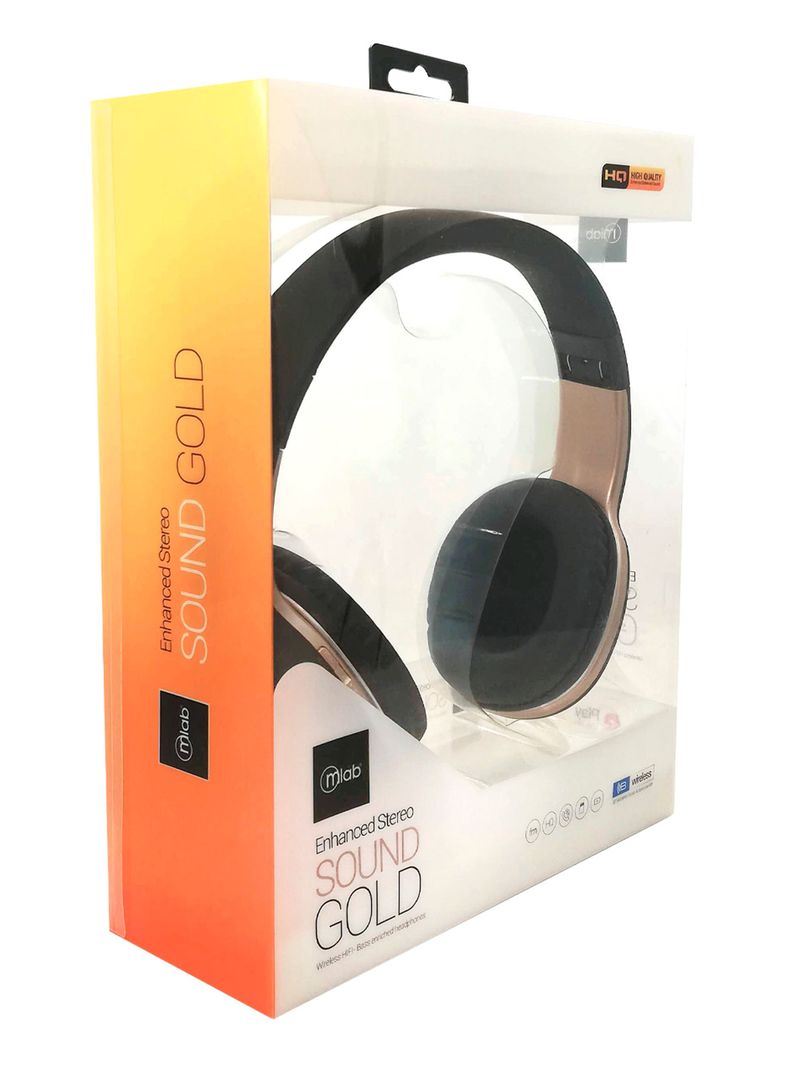 Audifono Inalambrico Bluetooth Y Cable Auxiliar Sound Gold-3