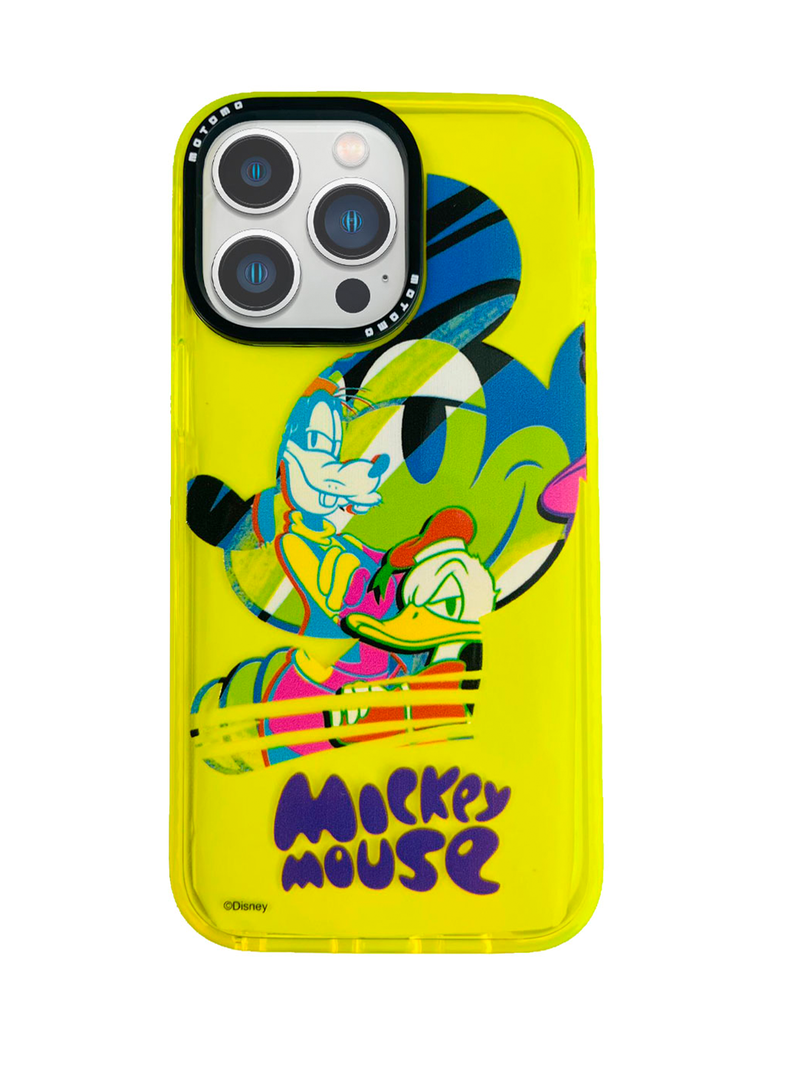 Carcasa Para iPhone 14 Pro Diseño Disney Mickey Amarillo-0