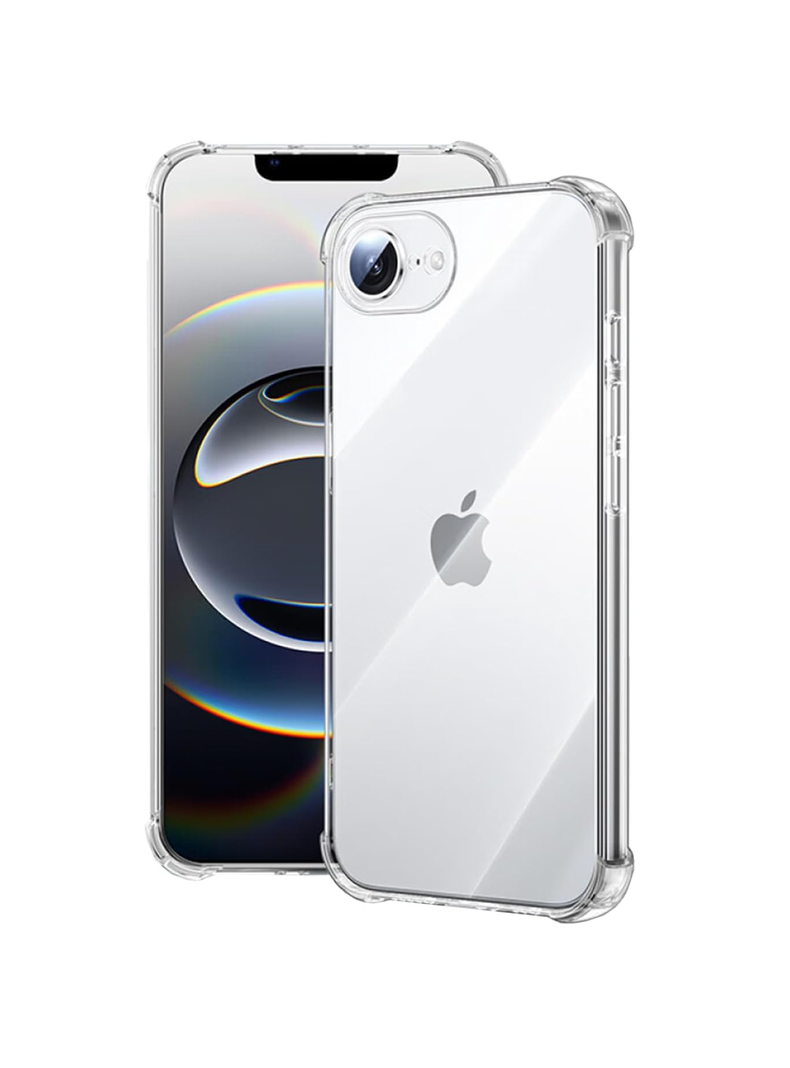 Carcasa Antigolpes Transparente Compatible Con iPhone 17e Blanco