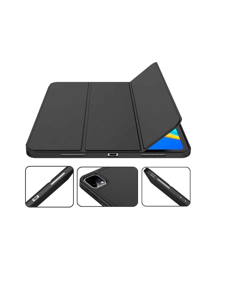 Fundas Smart Cover Para iPad Air 13 Pulgadas M2 2024 Verde-1