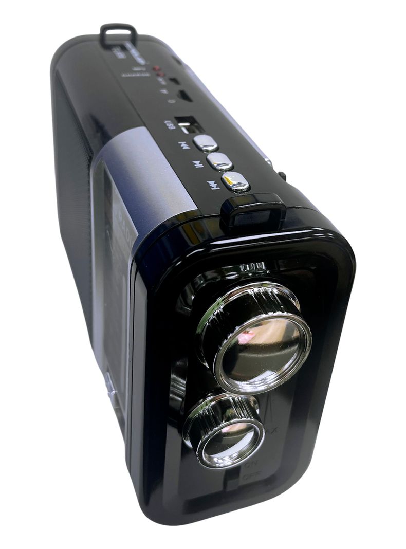 Radio Portatil 5W Recargable USB Con Linterna Tenolab TL638-3