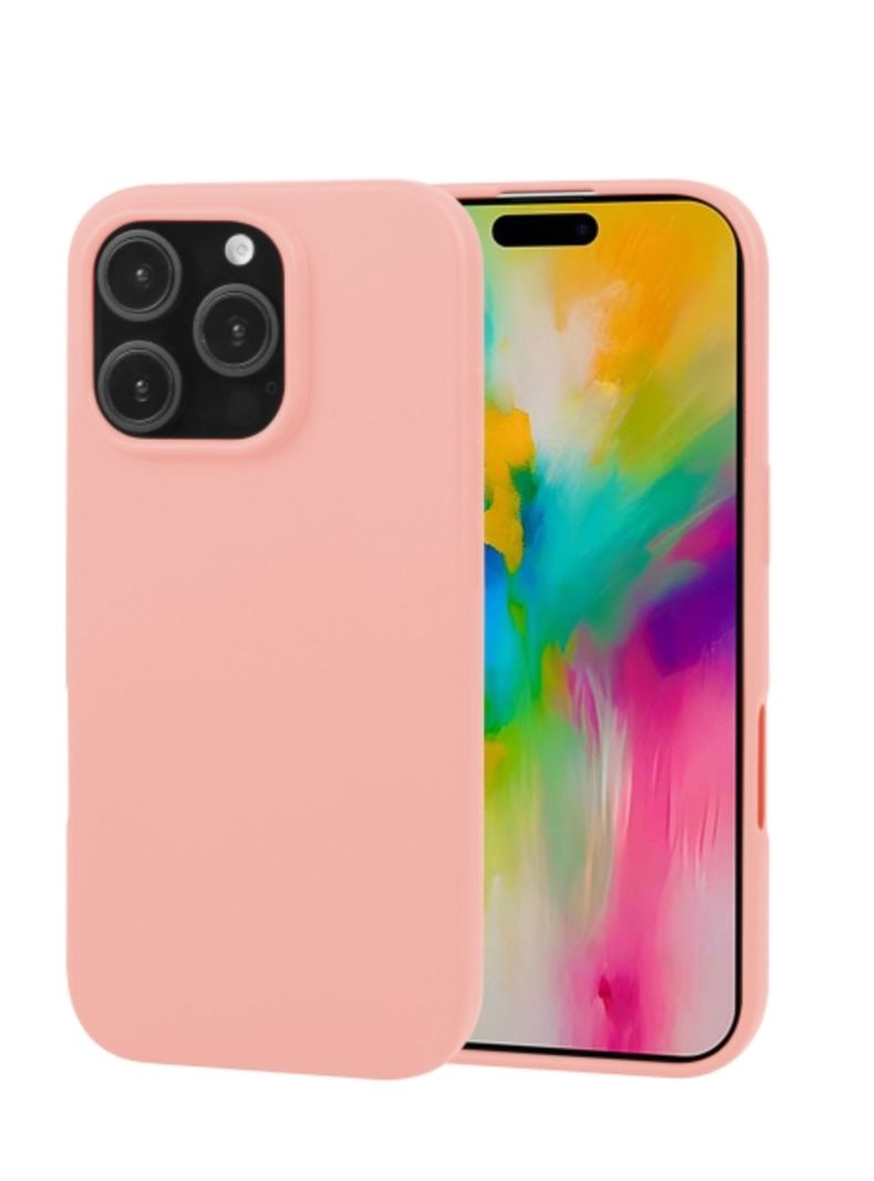 Carcasa Para iPhone 16 Pro Max Goma Rosado-0