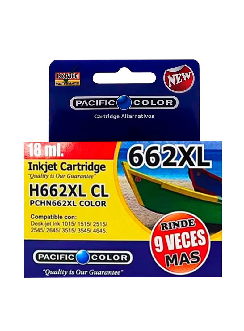 Tinta Para Impresora 662XL Color Capacidad 18ml-1