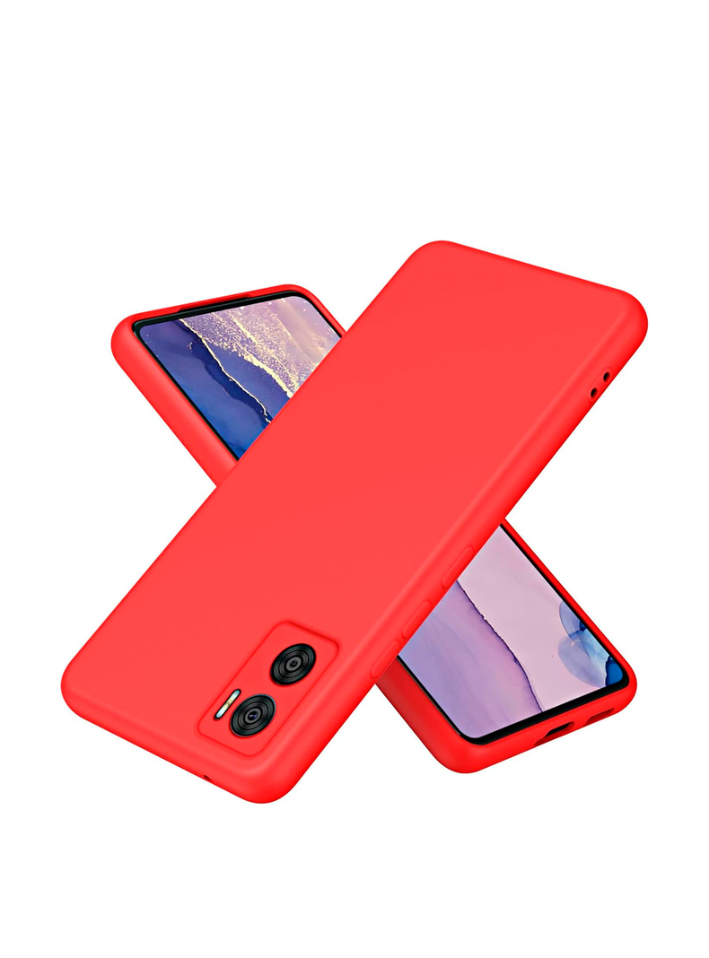 Carcasa Funda Para Motorola Moto E22 / E22I Goma Rojo-0