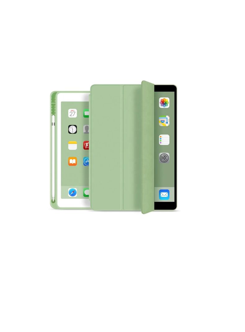 Carcasa Funda Para iPad 10.2 7ma 8va 9na Con Ranura Turquesa-0