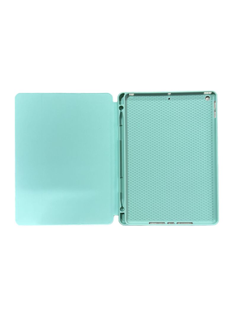 Carcasa Funda Para iPad 10.2 7ma 8va 9na Con Ranura Turquesa-1