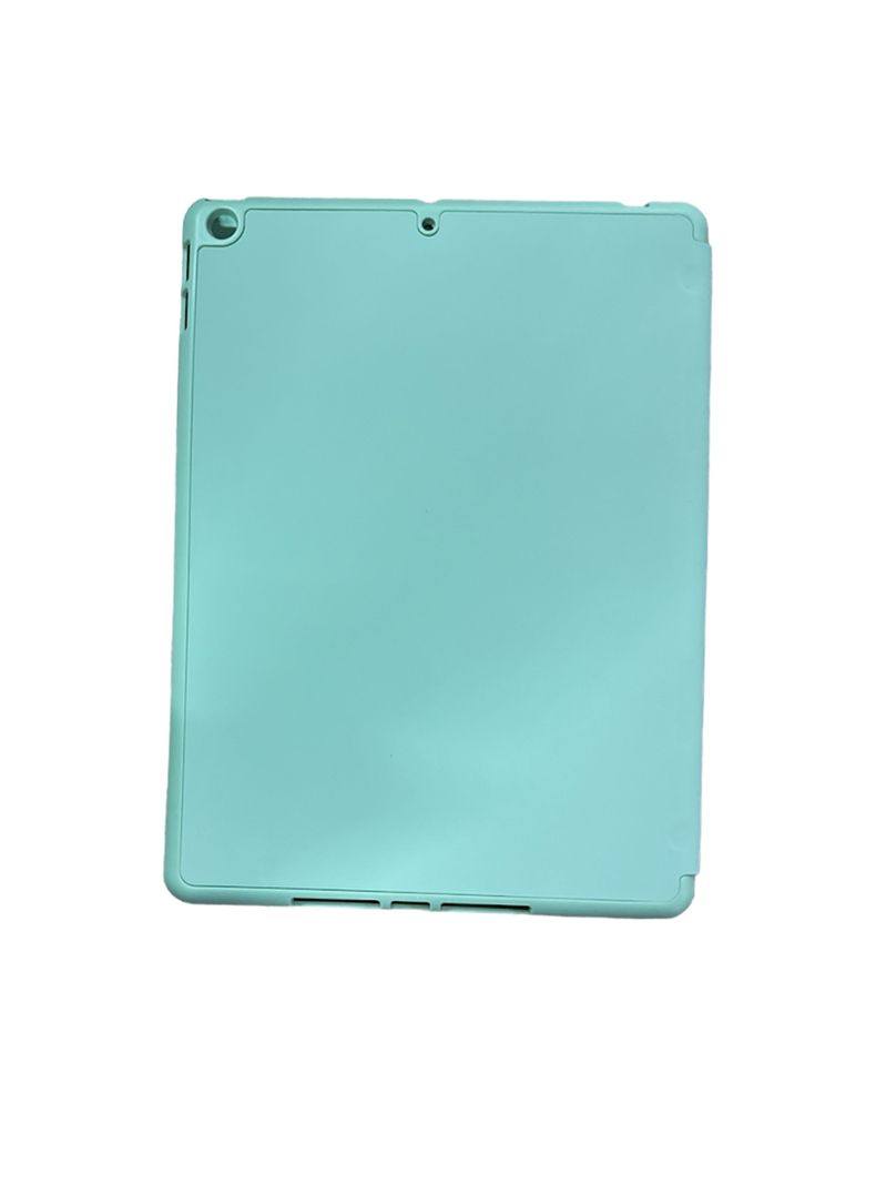Carcasa Funda Para iPad 10.2 7ma 8va 9na Con Ranura Turquesa-2