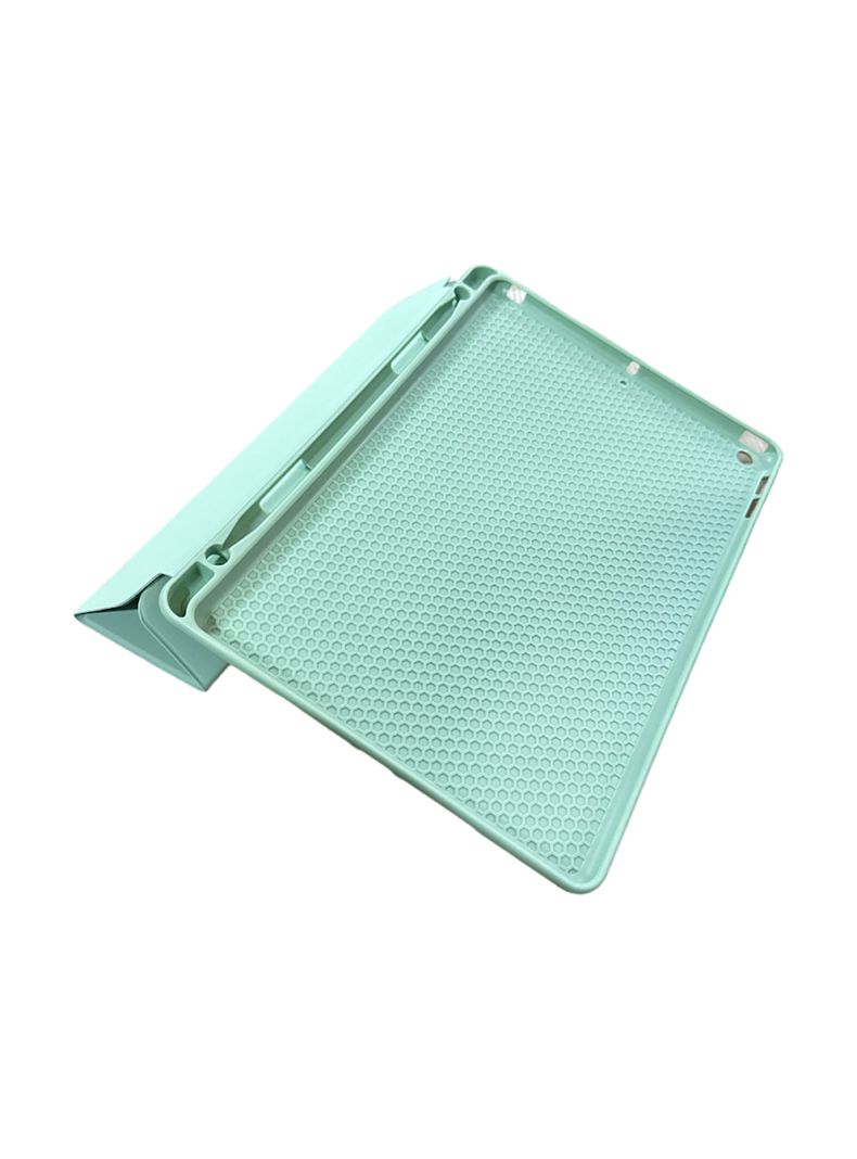 Carcasa Funda Para iPad 10.2 7ma 8va 9na Con Ranura Turquesa-3