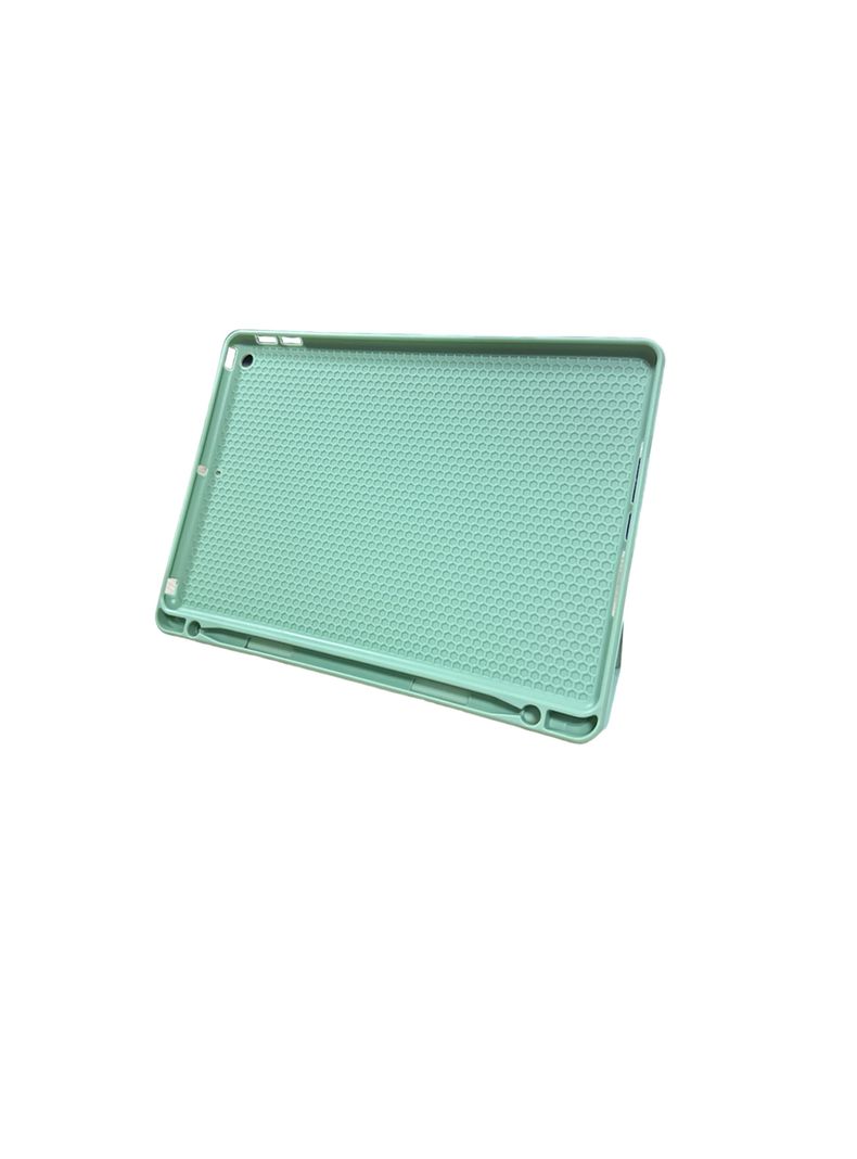 Carcasa Funda Para iPad 10.2 7ma 8va 9na Con Ranura Turquesa-4