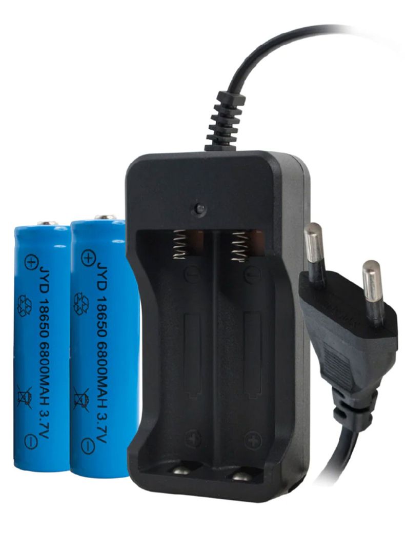 Linterna LED Tactica Doble Iluminacion Recargable 1300Lm Zom-2