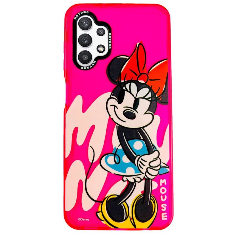 Carcasa Para Samsung S22 Plus Diseño Disney Minnie Fucsia-0