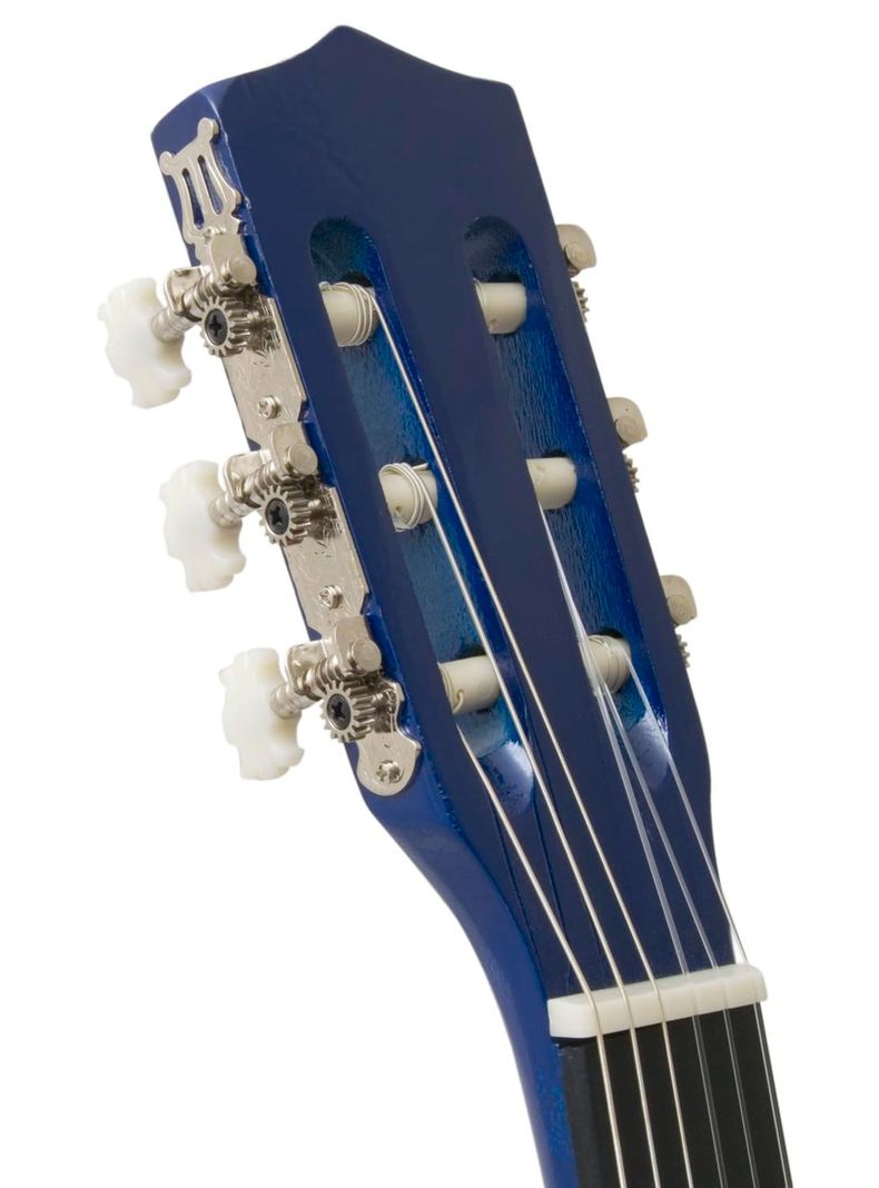 Guitarra Clasica 30 Pulgadas Hendrix Acabado De Madera Azul-4