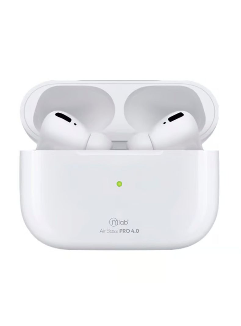 Audifonos Inalambrico Bluetooth TWS Air Bass Pro 4.0 Blanco