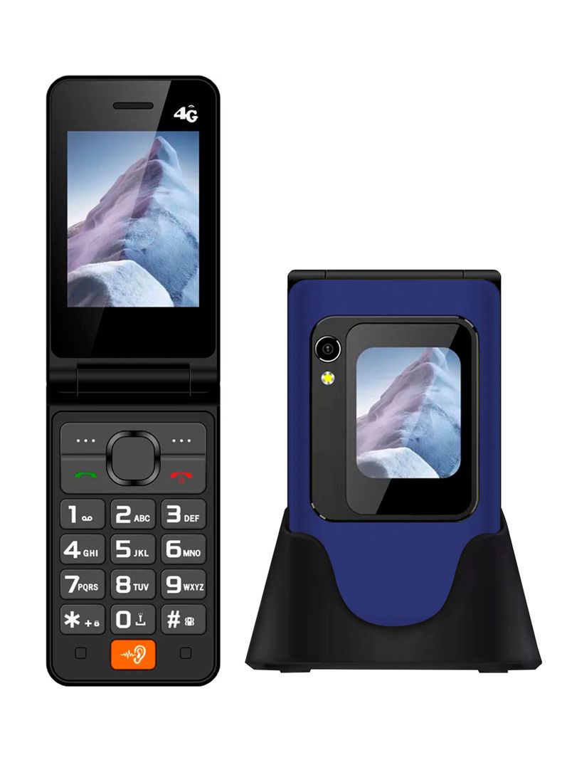 Telefono Celular Adulto Mayor DualSim 2.8 Pulgada TL705 Azul-0