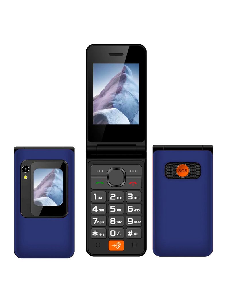 Telefono Celular Adulto Mayor DualSim 2.8 Pulgada TL705 Azul-1