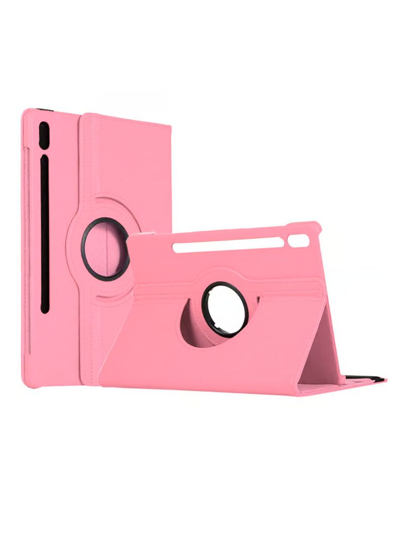 Carcasa Giratoria Para Samsung S9 Fe De 10.9 Pulgadas Rosa-0