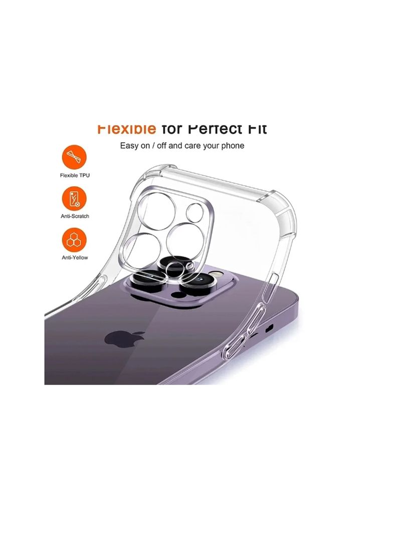 Carcasa Anti golpes Transparente Para iPhone 15 Pro-1