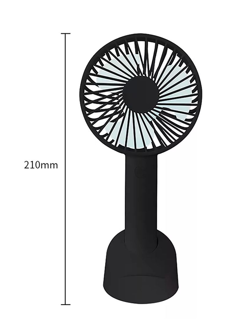 Mini Ventilador Portatil Recargable Tecnolab TL671 Negro-3