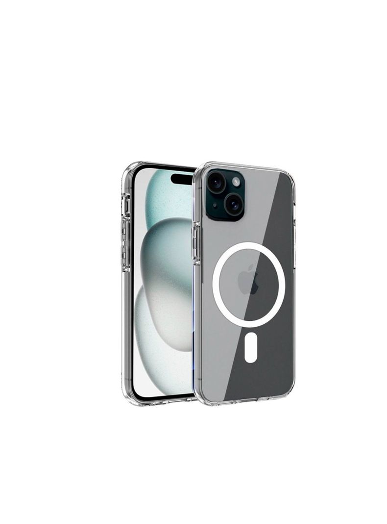 Carcasa Transparente Magsafe Para iPhone 15-2