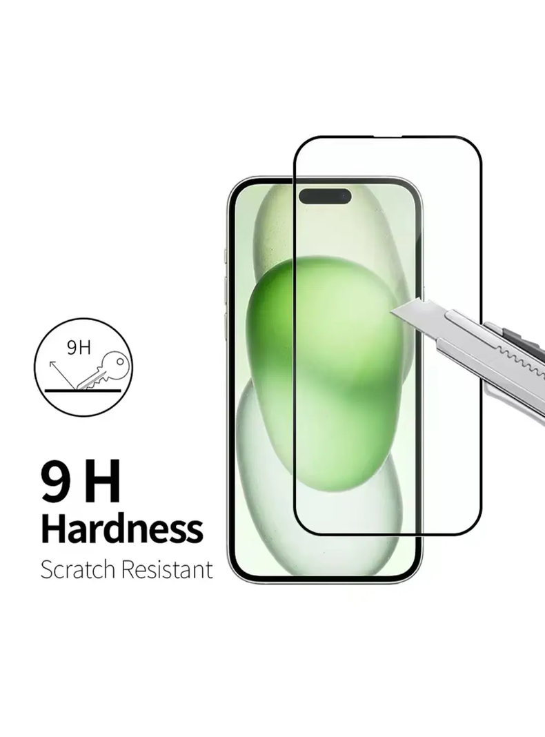 Lamina Mica de Vidrio Para iPhone 16 Pro max Con Skin-2
