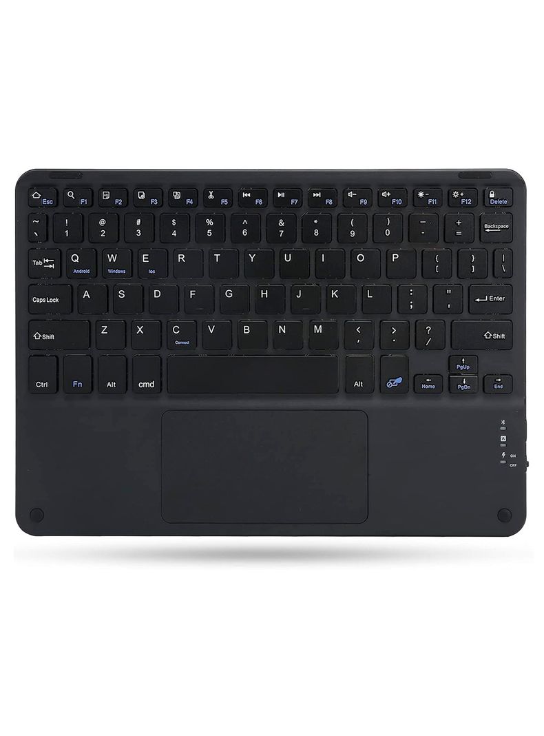 Teclado Inalambrico Bluetooth Touchpad Espanol Recargable