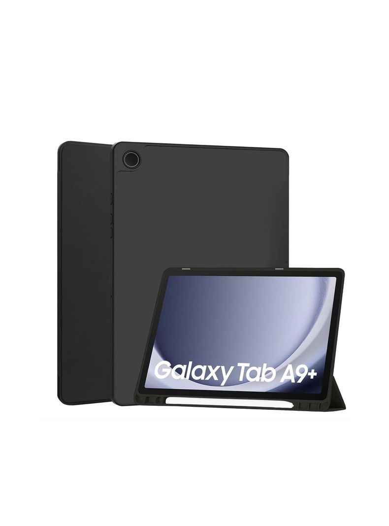 Funda Smart Cover Para Tablet Samsung A9+ Plus Negro-0