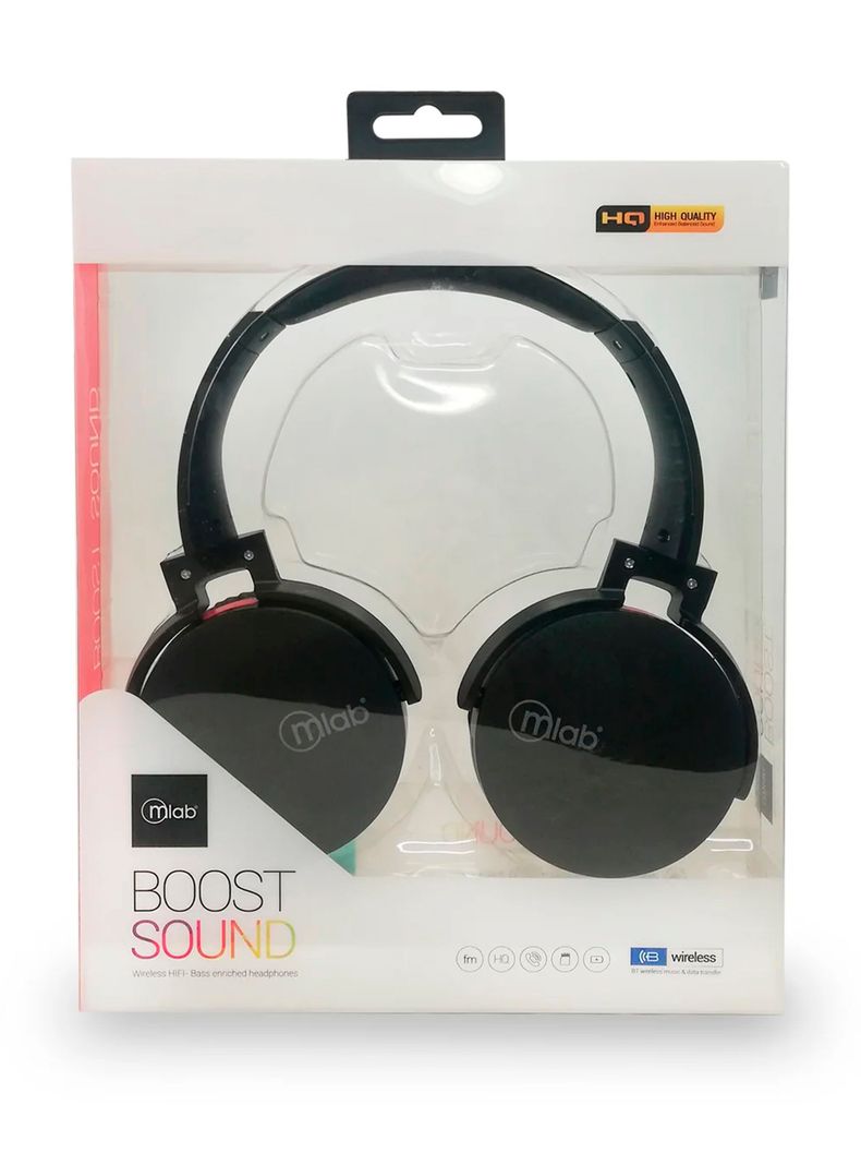Audifono Inalambrico Bluetooth Y Cable Auxiliar Boost Sound-3