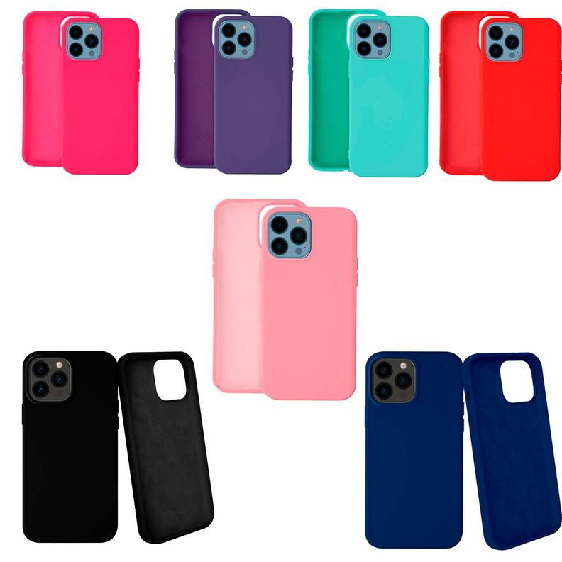 Carcasa Para iPhone 15 Plus Goma Turquesa-5