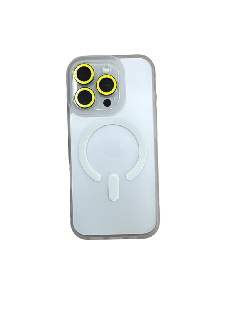 Carcasa Para iPhone 16 Pro Max Matte Magsafe Transparente-0