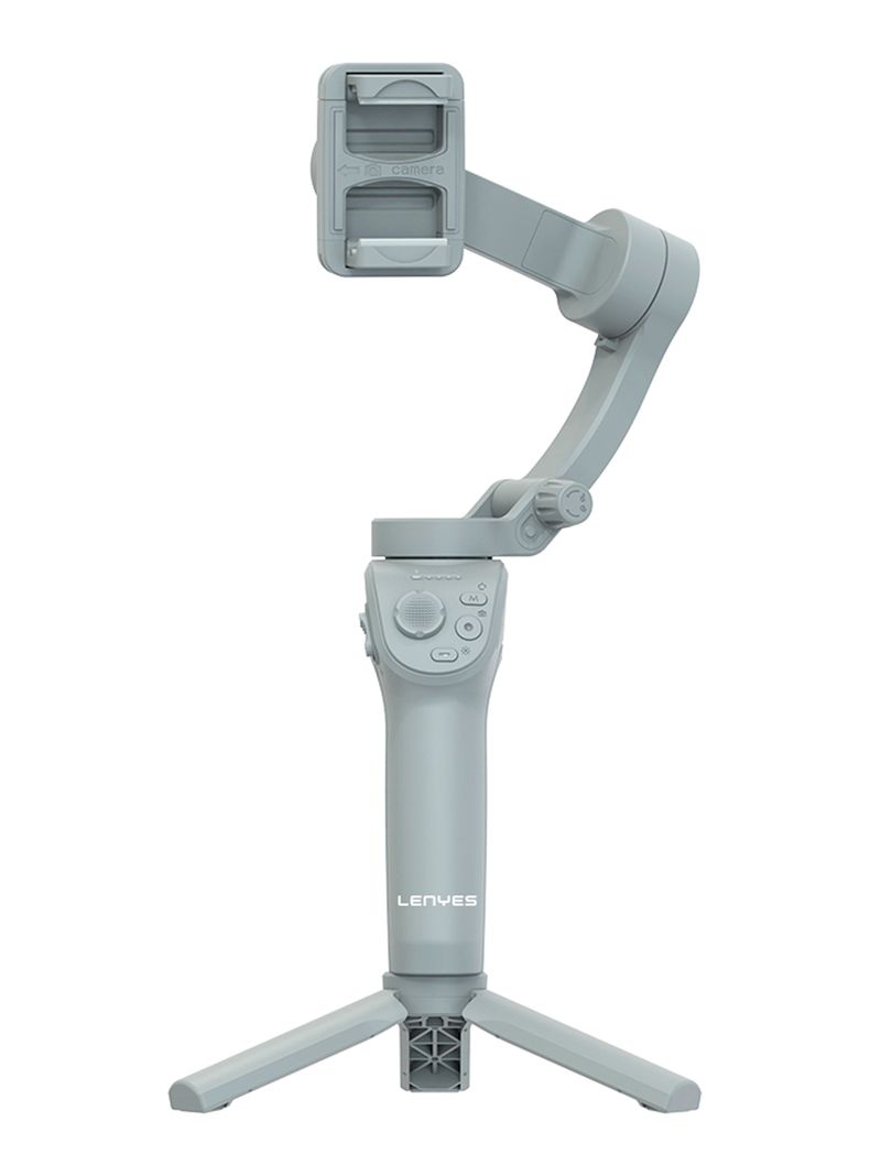 Estabilizador De Celulares Y Camaras De Accion 3-Ejes LPH105 Blanco