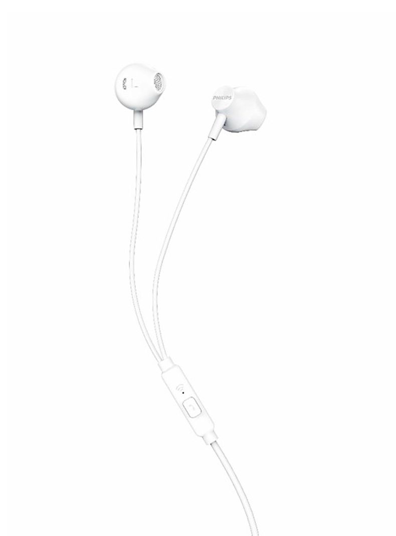 Audifonos Manos Libres Con Cable Philips 101WT Blanco-0
