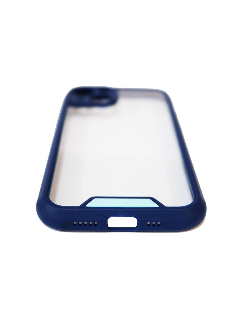 Carcasa Anti-Shock Para iPhone 13 14 Con Protección Azul-2